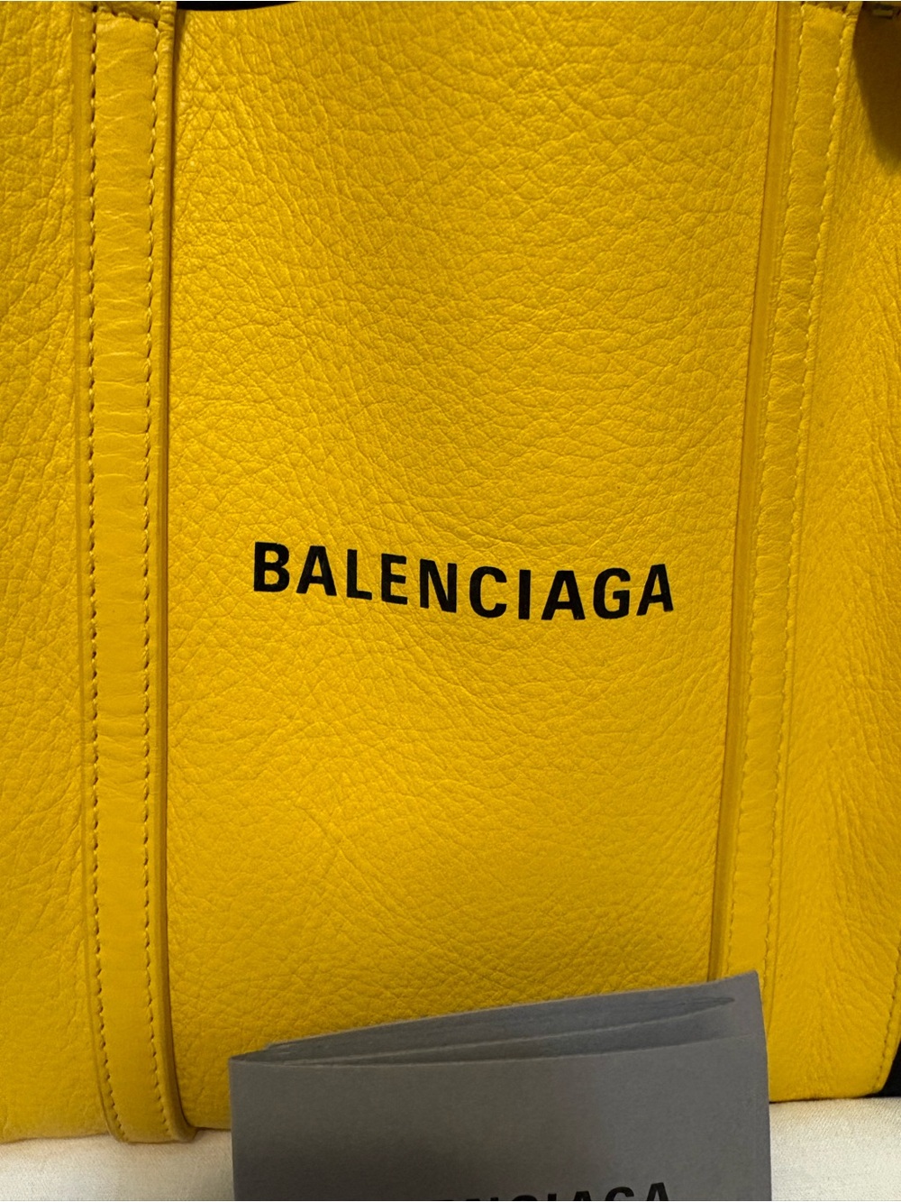 Balenciaga Yellow Leather handbag/tote full inclusion - Picture 3 of 8
